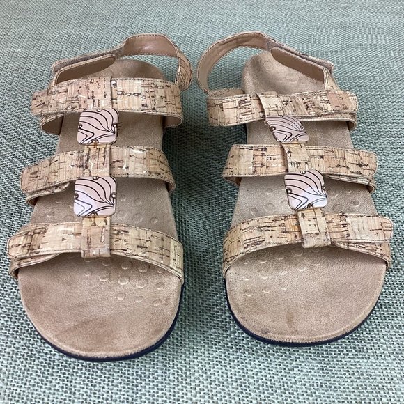 Vionic Cork Tan Sandals - Picture 2 of 11